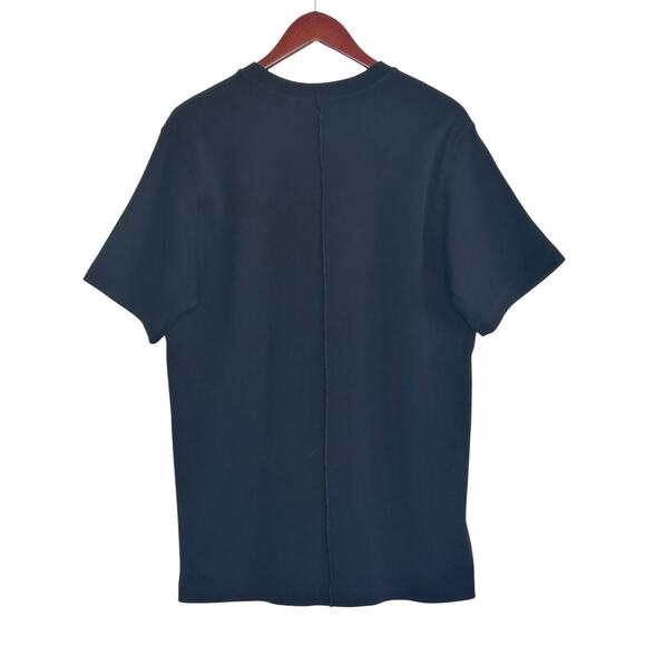 Helmut Lang Seam Detail Rib T Shirt in Black - Picture 6 of 10